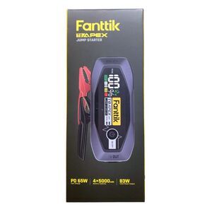 Fanttik T8 Apex Jump Starter with LED Flashlight and PD 65W Fast Charger